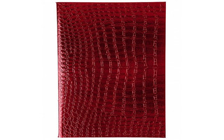 Тетрадь 48 л  "Бумвинил.Metallic Croco" тисн красная клетка 48Т5бвВ1(503) 072795 Хатбер