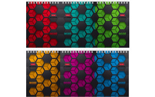 Блокнот А6   40л "Inside" спираль 40Б6В1гр 080475 Хатбер