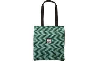 Сумка шопер "deVente.Most Wanted"  на кнопке 34*36см изумрудная 7046305