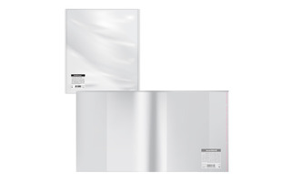 Обложка 212*395 для тетради лип.край клапан 80мкм "Fizzy Clear" 55197 ErichKrause