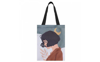 Сумка шопер СШР-2 "Графика" 31*39см на молнии с карманом