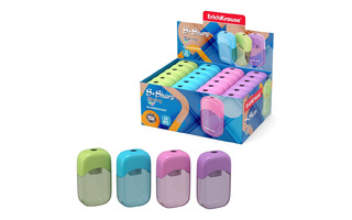 Точилка "Erich Krause.S-Sharp" с контейнером 56035