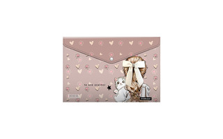 Папка с кнопкой А4 "ErichKrause.Lovely Friends" 160мкм 55098