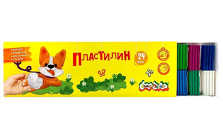 Пластилин 24 цв "Каляка-Маляка" 360гр ПКМ24-К