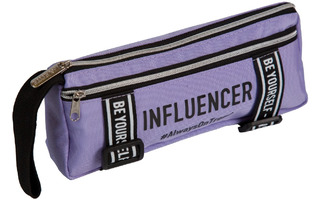 Пенал косметичка "deVente.Influencer" 21*9*4см ткань молния 1отд 1карман тектильн.ручка 7029358