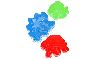 Формочки "Зверята" 3шт И-6795