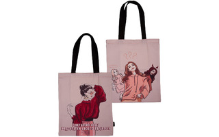 Сумка шопер "deVente.Элегантно ношу недостатки" 35*40см на кнопке 1карман 7046370