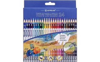 Карандаши 24 цв "ACMELIAE" стираемые 43740