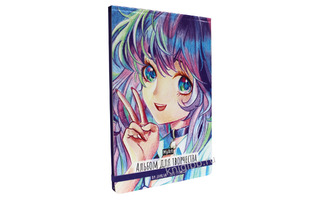 Скетчбук А4  64л "MyArt.Аниме" тв.пер. резинка 120г/м² 64-8777 ПрофПресс