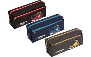 Пенал косметичка "deVente.Sneakers" 21*9*4,5см ткань молния карман 7029338