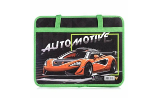 Папка для тетрадей А4 ПМ-А4-251 "AUTOMOTIVE" 33*26*12см 1отд молния с ручками