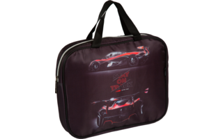 Папка для тетрадей А4 "DeVente.Stay On Track" ткань молния,с ручками 36*28*8см 8057314