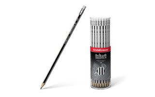 Карандаш ч\гр "Erich Krause.MEGAPOLIS НВ" в тубусе 45486