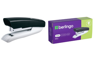 Степлер №10 10л "Berlingo.Blitz" пластик черный DSp_10112