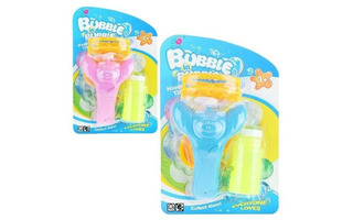 Мыльные пузыри пистолет "Вентилятор" 11*18см +лоток U036136Y