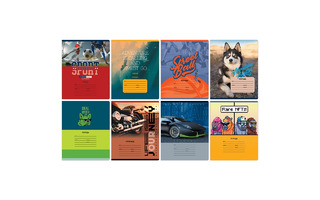 Тетрадь 12л "Mix-8.Мальчики" клетка Т5ск12 11677 BG