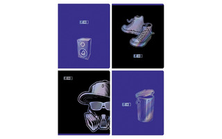 Тетрадь 48  л "Party" клетка металл пантон Т5ск48 11856 BG