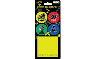 Липкий блок  45*45 4шт и 80*80 1шт"deVente.SuperHero" 5*20л  2010213