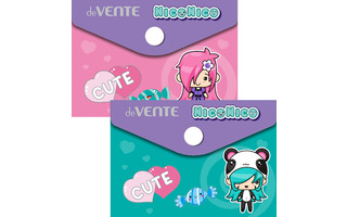 Папка с кнопкой А7 "deVente.NicoNico" 105*74мм 180мкм 3071234