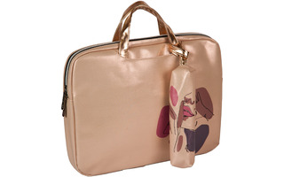 Папка-сумка А4 "deVente.Heart Sign" с пеналом иск. кожа 8054380