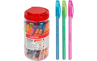 Ручка шариковая "deVente.Rivoli" на масляной основе синяя 0,7мм одноразовая 5073219