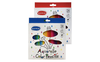 Карандаши 24 цв "ACMELIAE" акварельные с кисточкой 9401-24