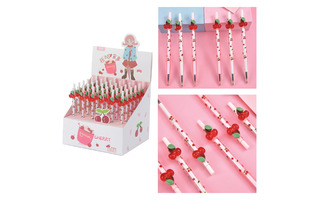 Ручка шариковая "Вишенки" автомат синяя 0,5мм ZF2508-1 АкХолд