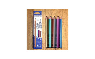 Карандаш ч\гр "ACMELIAE.Металлик" HB с ластиком трехгран. 43017 EAN