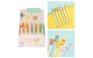 Ручка шариковая "Милашки" автомат синяя 0,5мм ZF2579 АкХолд