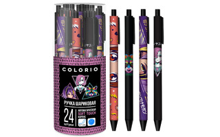 Ручка шариковая "Colorio.Завораживающее аниме" автомат синяя 0,7мм COKB-UG-130-PVC24 АкХолд