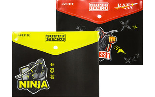 Папка с кнопкой А6 "deVente.SuperHero" 140*170 180мкм 3071227