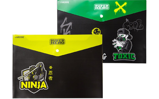 Папка с кнопкой А4 "deVente.SuperHero" 240*180 180мкм 3071223