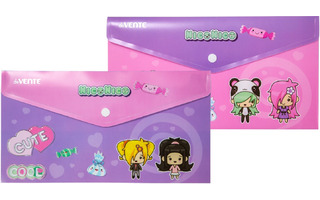 Папка с кнопкой А5 "deVente.Travel-size.NicoNico" 260*140мм 180мкм 3071238
