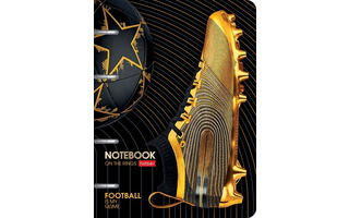 Тетрадь А5  80 л на кольцах "Мир футбола" слим-картон металл. лак 80ТК5мтлВ1_27358 081587 Хатбер