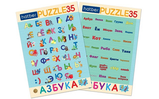 Пазлы Хатбер в рамке "Развивающая игра.Азбука" 2в1 ИнПР_29859