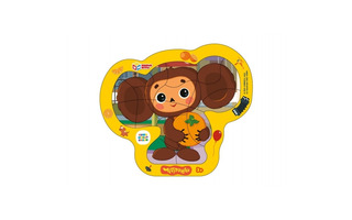 Пазл фигурный "Чебурашка" 15эл 25-21см в рамке 354749 (2631) Умные игры