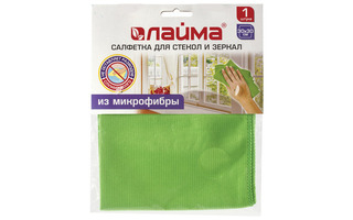 Салфетки микрофибра "Laima.Для стекол и зеркал" 30*30см 603933