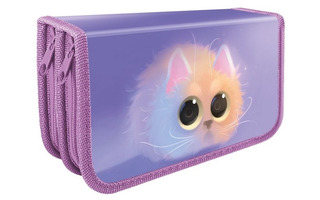 Пенал 2 отд ПО-09 "Сказочный котик" большой 190*105