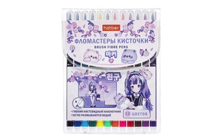 Фломастеры 12цв "Аниме.S-Brush" FP_069051 Хатбер