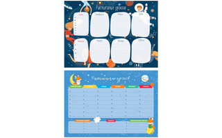 Расписание уроков А4 "Ассорти" 335729 ArtSpace