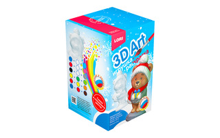 Набор для творчества "Игрушка под роспись.3D Art.Новогодний мишка" Ир-030