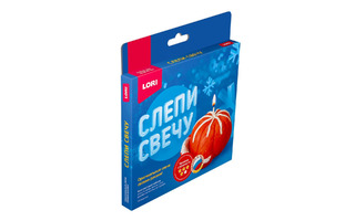 Набор для творчества "Лепим свечи. Восковая свеча. Мандаринка" Пз/С-016