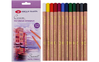 Пастель худож 12цв "Сонет" 132411535 в карандаше