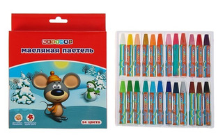 Пастель масляная 24цв "Цветик" 7041971