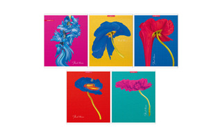 Тетрадь 96 л "Жидкие цветы" линия лак 12737/5 АкХолд