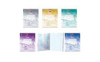 Тетрадь 24л "Тетрадь российского школьника.Силуэты" линия 11911/5 АкХолд