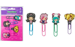 Закладки-скрепки deVente.NicoNico 5см ассорти 8065322