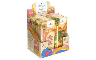 Ручка шариковая "Lorex .Slim Chic Hippie" автомат синяя 0,7мм ассорти LXOPSC-HE (738)