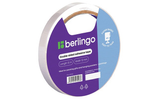 Клейкая лента двухсторонняя 12*10 "Berlingo" FSn_121012