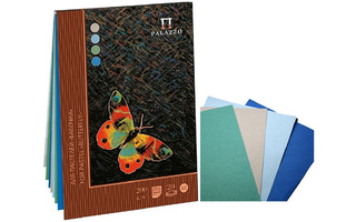 Планшет для пастели А4 20л 4цв "Бабочка" 200г/м² склейка ПБ/А4